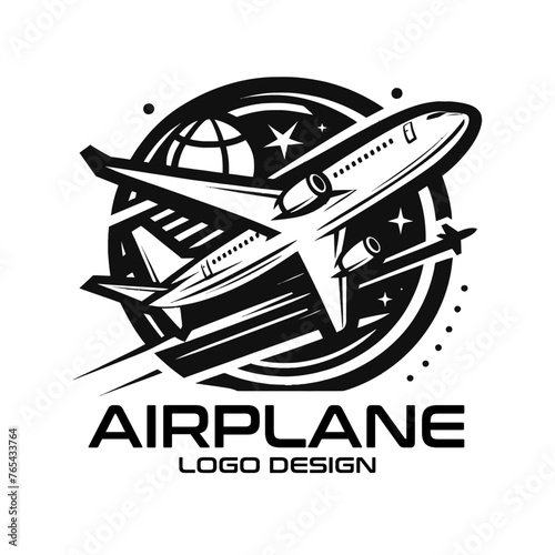 Airplane Vector Logo Design