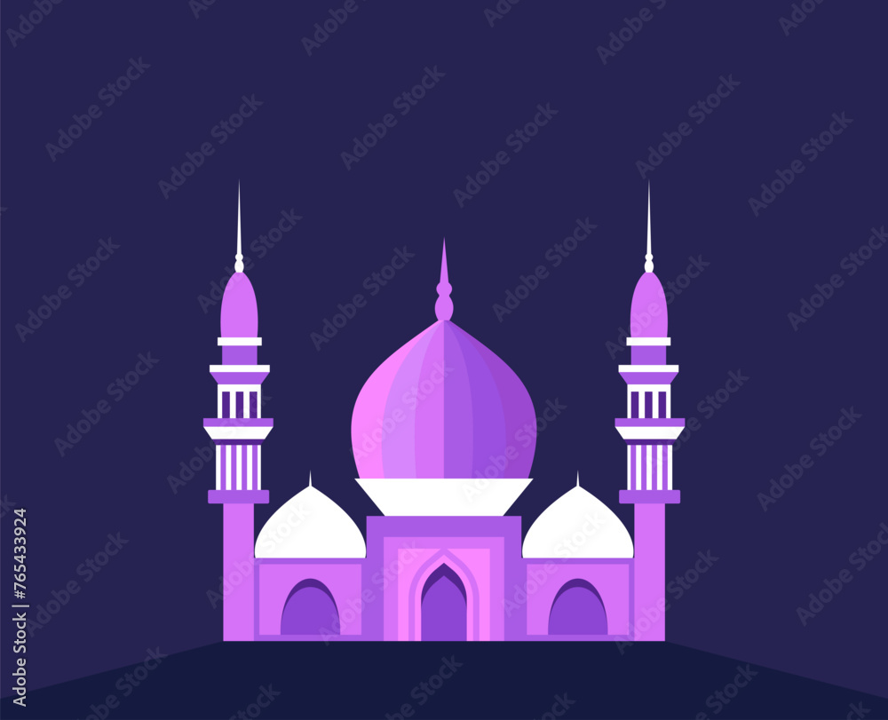 A simple mosque vector illustration