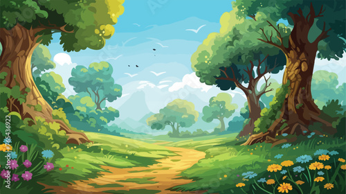 Fantasy Forest Illustration