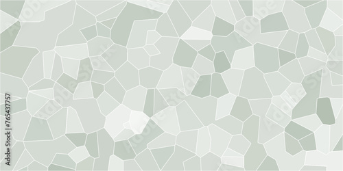 Multicolor Broken Stained Glass Background with white lines. Aqua texture Geometric Modern creative background. Geometric Retro tiles pattern.