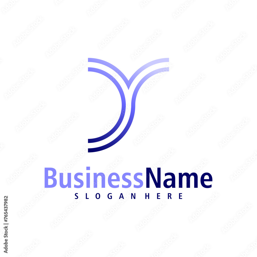Letter Y logo design vector. Creative Initial Y logo concepts template Letter Y logo design vector. Creative Initial Y logo concepts template