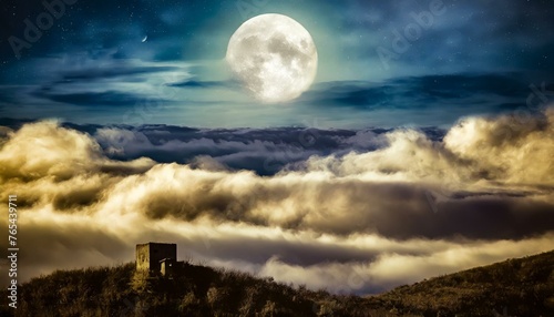 moon and clouds