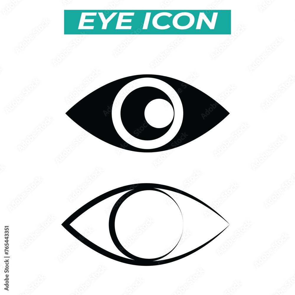 Eye icon set. Eyesight symbol. Retina scan eye icons. Simple eyes collection. Eye silhouette - stock vector 6 7 9 Eye icon set. Eyesight symbol. Retina scan eye icons. Simple eyes collection. Eye silhouette - stock vector 6 7 9