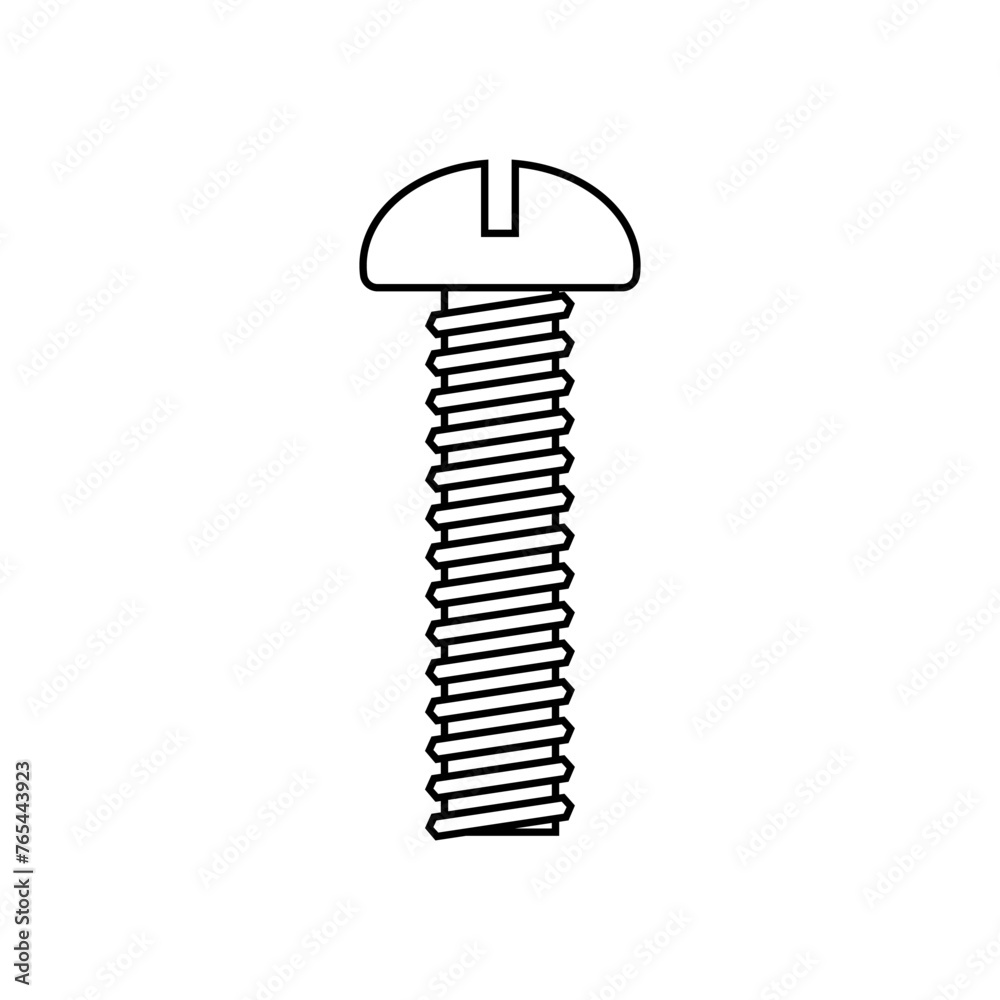 Self-tapping screw icon vector. Screw illustration sign. Bolt symbol or logo.
Self-tapping screw icon vector. Screw illustration sign. Bolt symbol or logo.