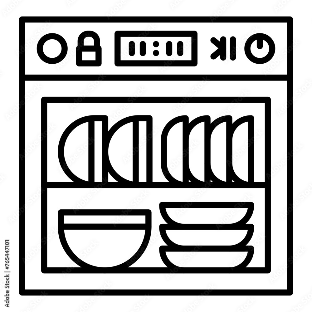 Dishwasher Icon