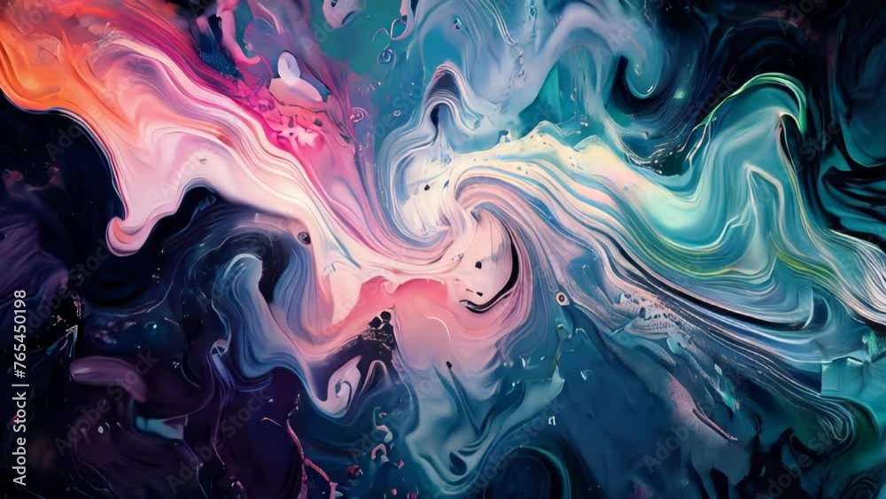 Abstract background of acrylic paint in blue, pink and purple colors. Liquid marble texture. Abstract background of acrylic paint in blue, pink and purple colors. Liquid marble texture.