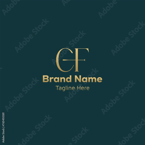 initial based creative CF logo