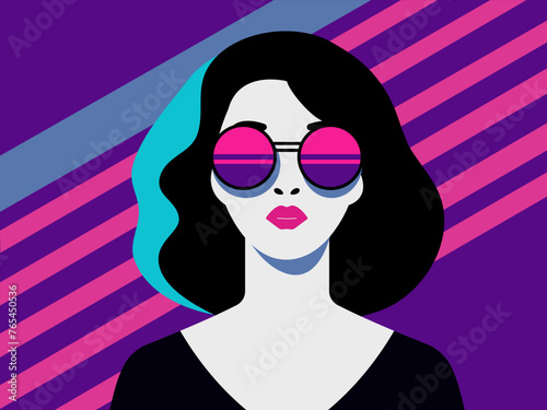 Woman in sunglasses