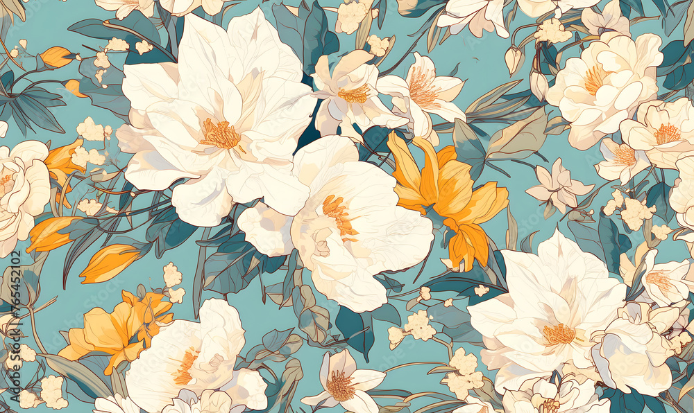 Floral Pattern,Generative AI Floral Pattern,Generative AI