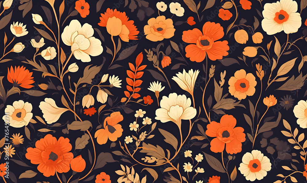 Floral Pattern,Generative AI Floral Pattern,Generative AI