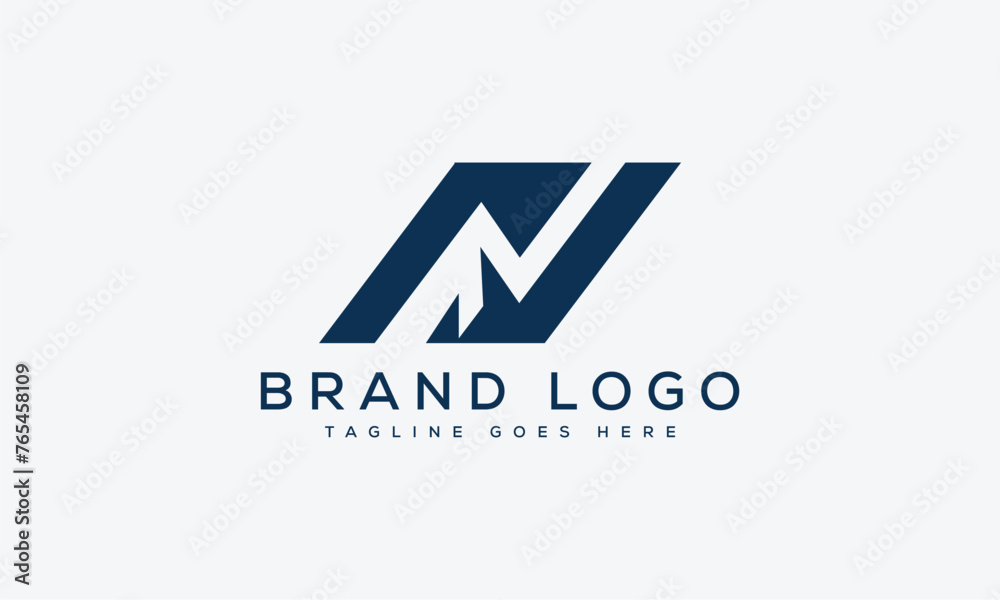 letter N logo design vector template design for brand. letter N logo design vector template design for brand.