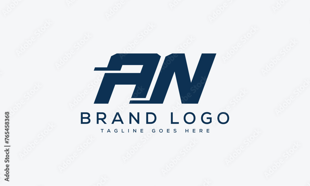 letter AN logo design vector template design for brand. letter AN logo design vector template design for brand.