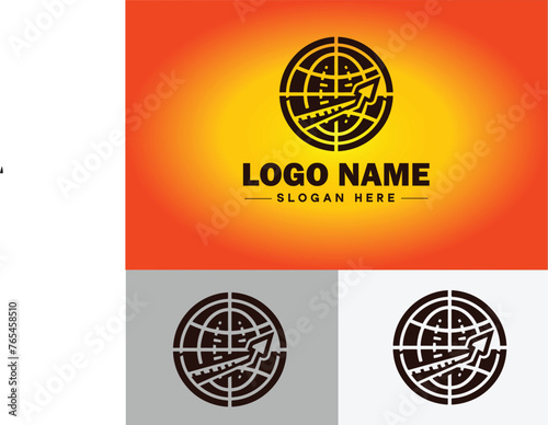 globe icon logo earth planet vector art graphics for business brand icon globe logo template