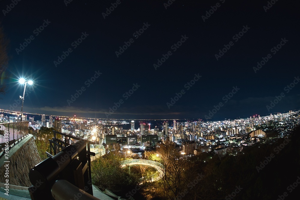 神戸　夜景　ビーナスブリッジ
