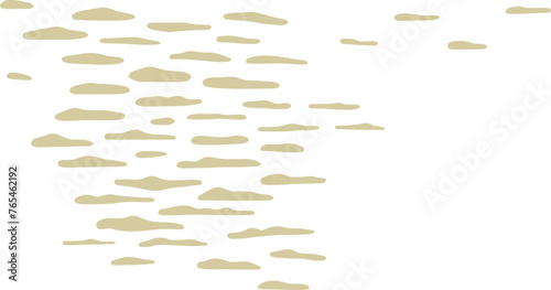 うろこ雲のベクターイラスト