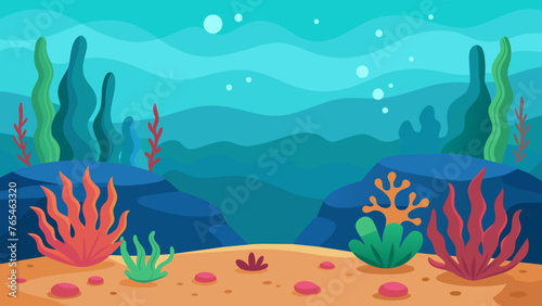 Vibrant Coral Reef Vector Art Dive into Stunning Underwater Imagery