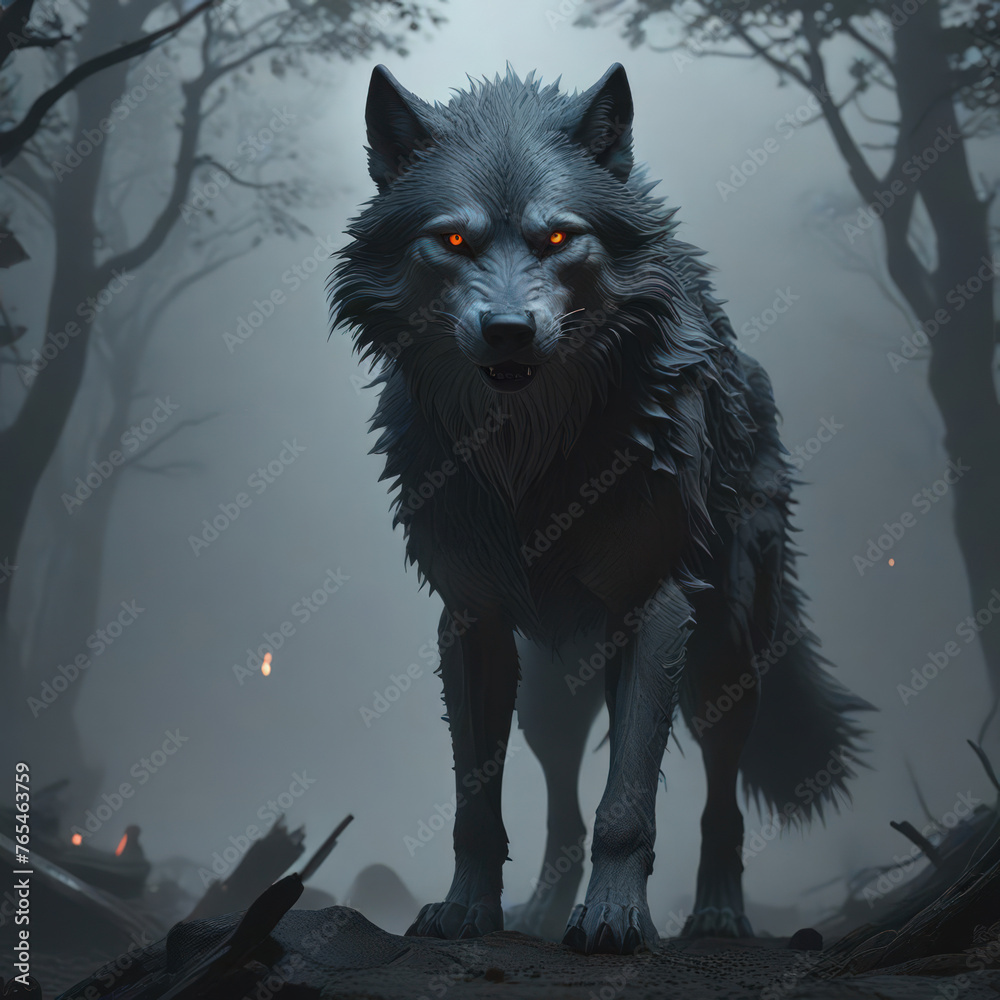 wolf howling at night wolf howling at night