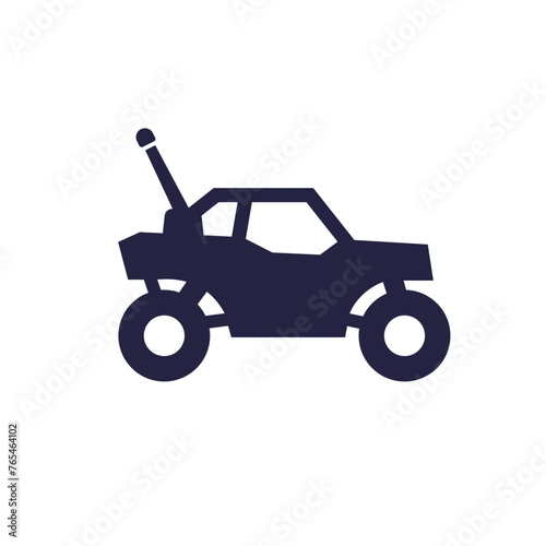RC car icon on white