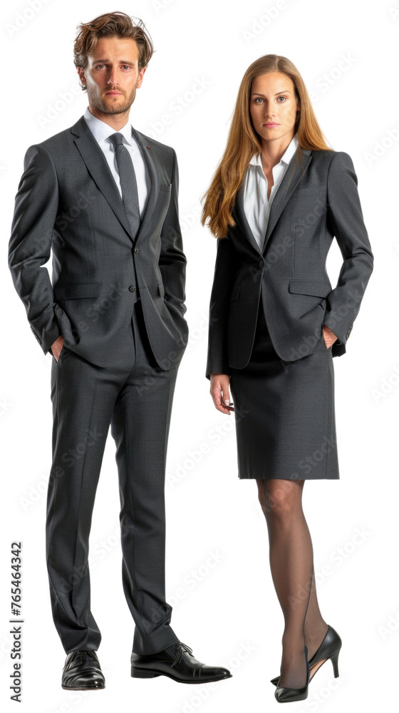Business colleague wearing suit white background Business colleague wearing suit white background