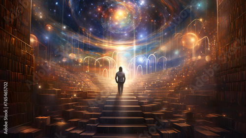 Akashic Record A Cosmic Library for Consciousness and © Jafger