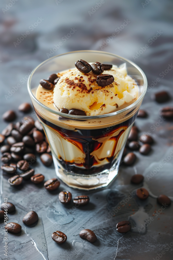 Affogato Delight with Espresso Affogato Delight with Espresso