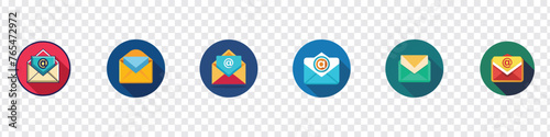 Email envelope icon, Mail icon. Outline email icon, Send letter, Envelope, Message email, Mail Icon, Envelope Icon Vector