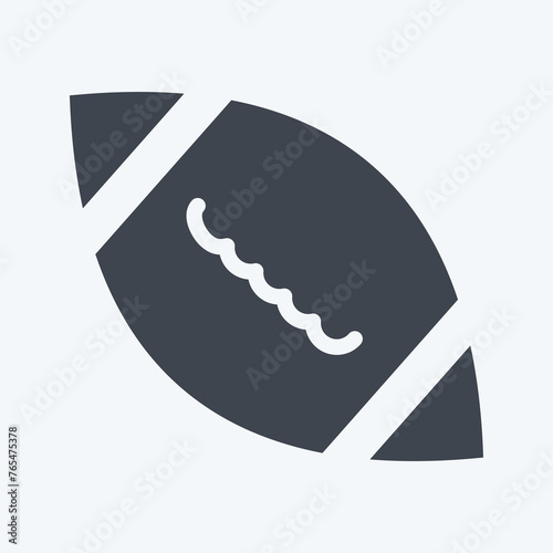 Icon Soccer. suitable for Toy symbol. glyph style. simple design editable. design template vector. simple symbol illustration
