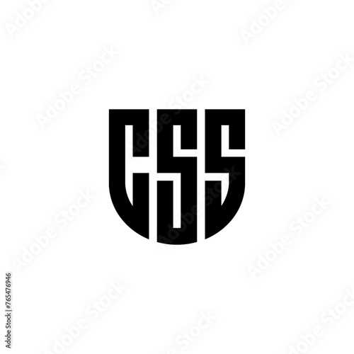 CSS letter logo design with white background in illustrator, cube logo, vector logo, modern alphabet font overlap style. calligraphy designs for logo, Poster, Invitation, etc.