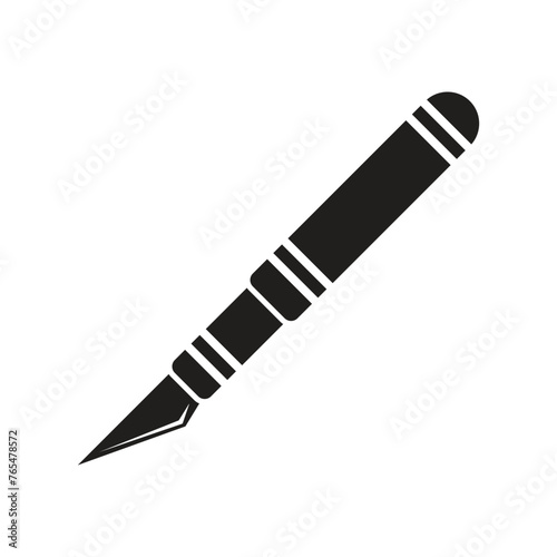 ikon pemotong pena vector