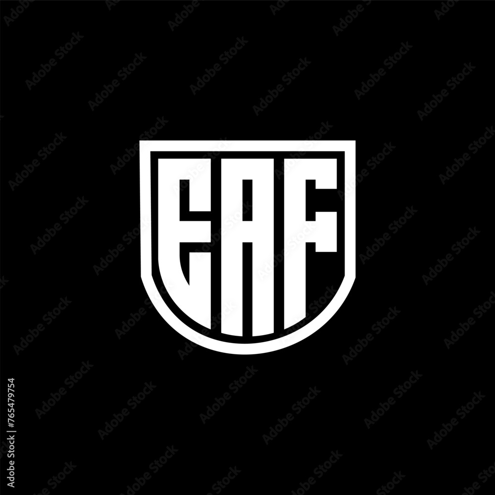 EAF letter logo design with black background in illustrator, cube logo, vector logo, modern alphabet font overlap style. calligraphy designs for logo, Poster, Invitation, etc. EAF letter logo design with black background in illustrator, cube logo, vector logo, modern alphabet font overlap style. calligraphy designs for logo, Poster, Invitation, etc.