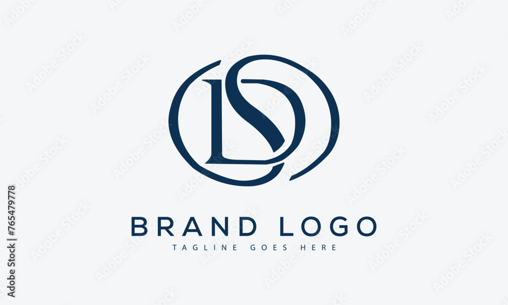 letter DS logo design vector template design for brand.