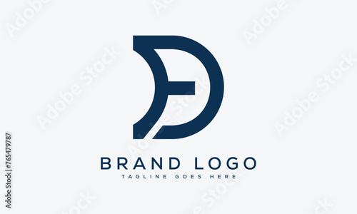 Free Download letter ED logo design vector template design for brand. - GFXLoad