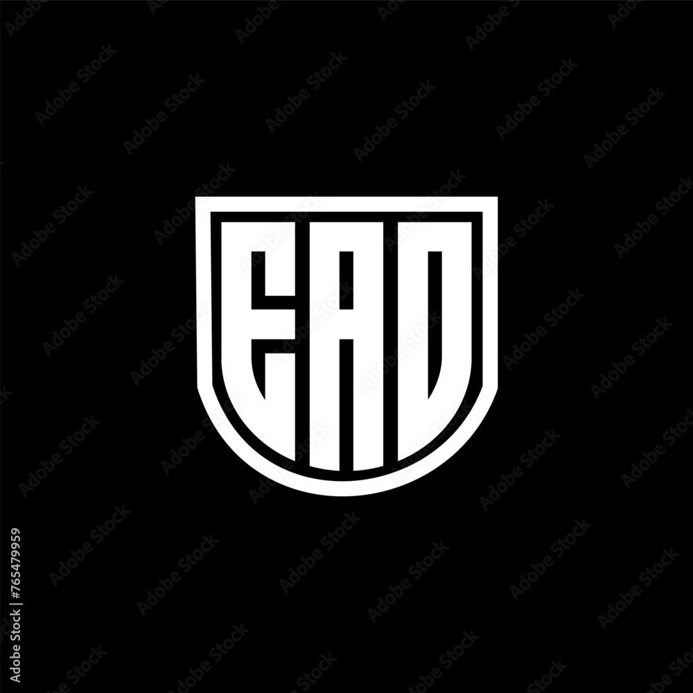 EAD letter logo design with black background in illustrator, cube logo, vector logo, modern alphabet font overlap style. calligraphy designs for logo, Poster, Invitation, etc. EAD letter logo design with black background in illustrator, cube logo, vector logo, modern alphabet font overlap style. calligraphy designs for logo, Poster, Invitation, etc.