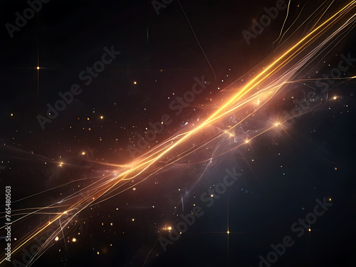 abstract network glowing background, AI Generative