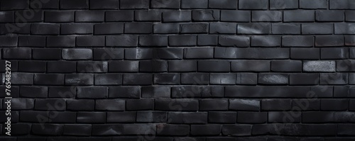 The black brick wall makes a nice background