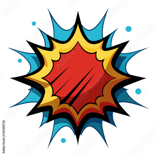 Comic Crunch Splash Vector Illustration