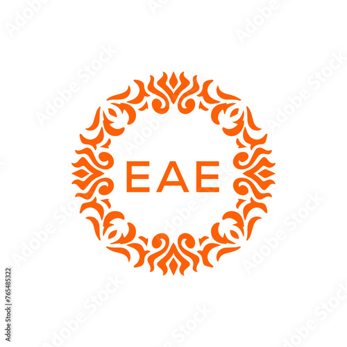 EAE  logo design template vector. EAE Business abstract connection vector logo. EAE icon circle logotype.
 photo