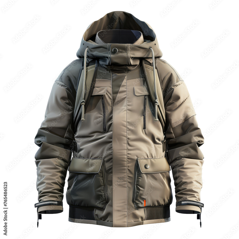 Anorak isolated on transparent background Anorak isolated on transparent background