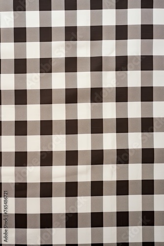 The gingham pattern on a black and white background
