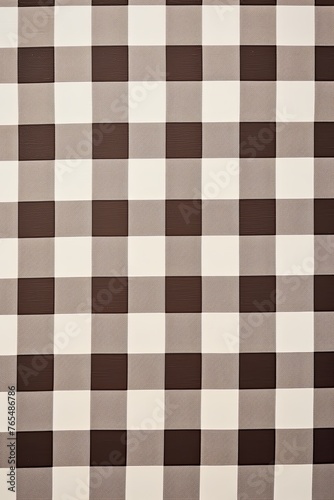 The gingham pattern on a black and white background