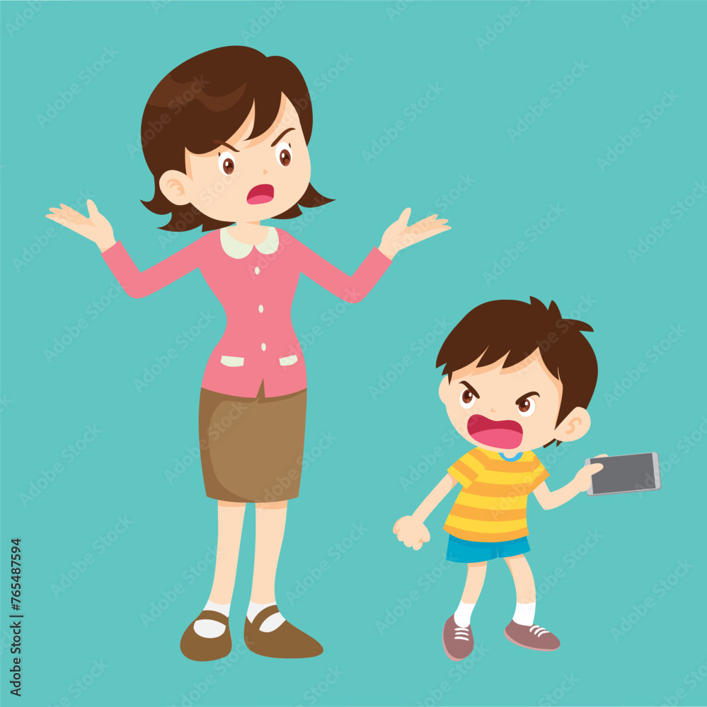 parent angry scold to kid addicted phone parent angry scold to kid addicted phone