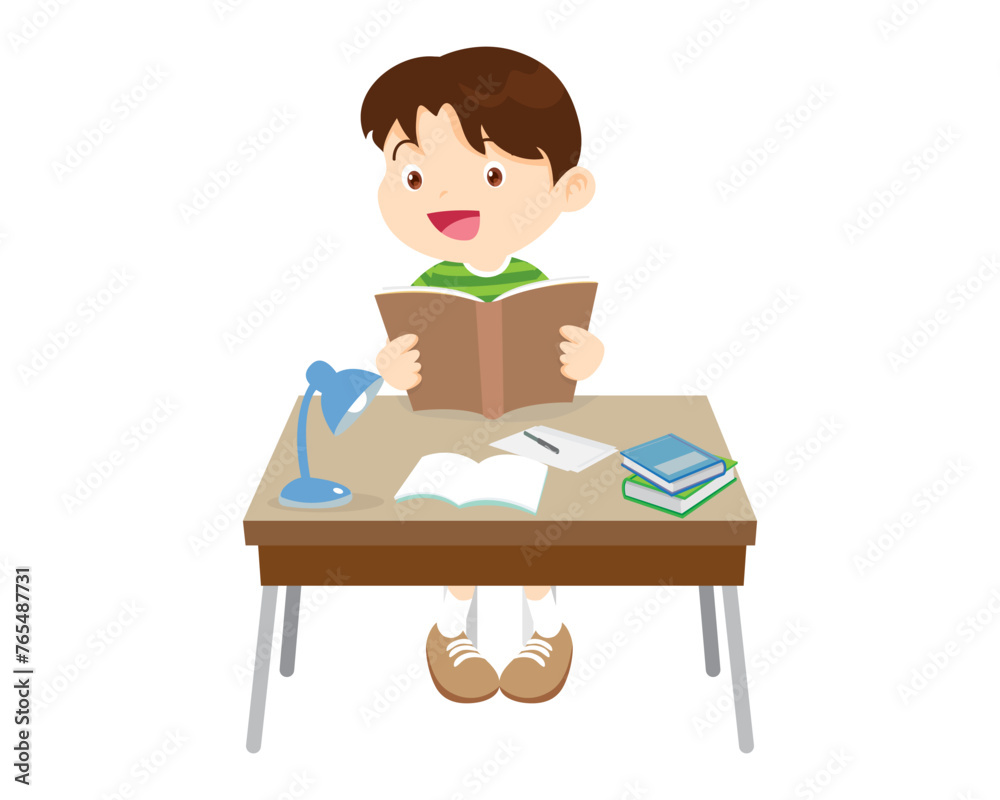 student sitting on desk working for homework 2 student sitting on desk working for homework 2