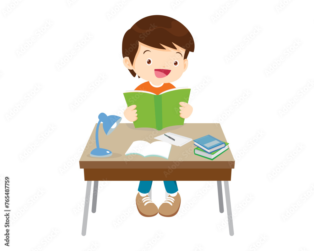 student sitting on desk working for homework 2 student sitting on desk working for homework 2