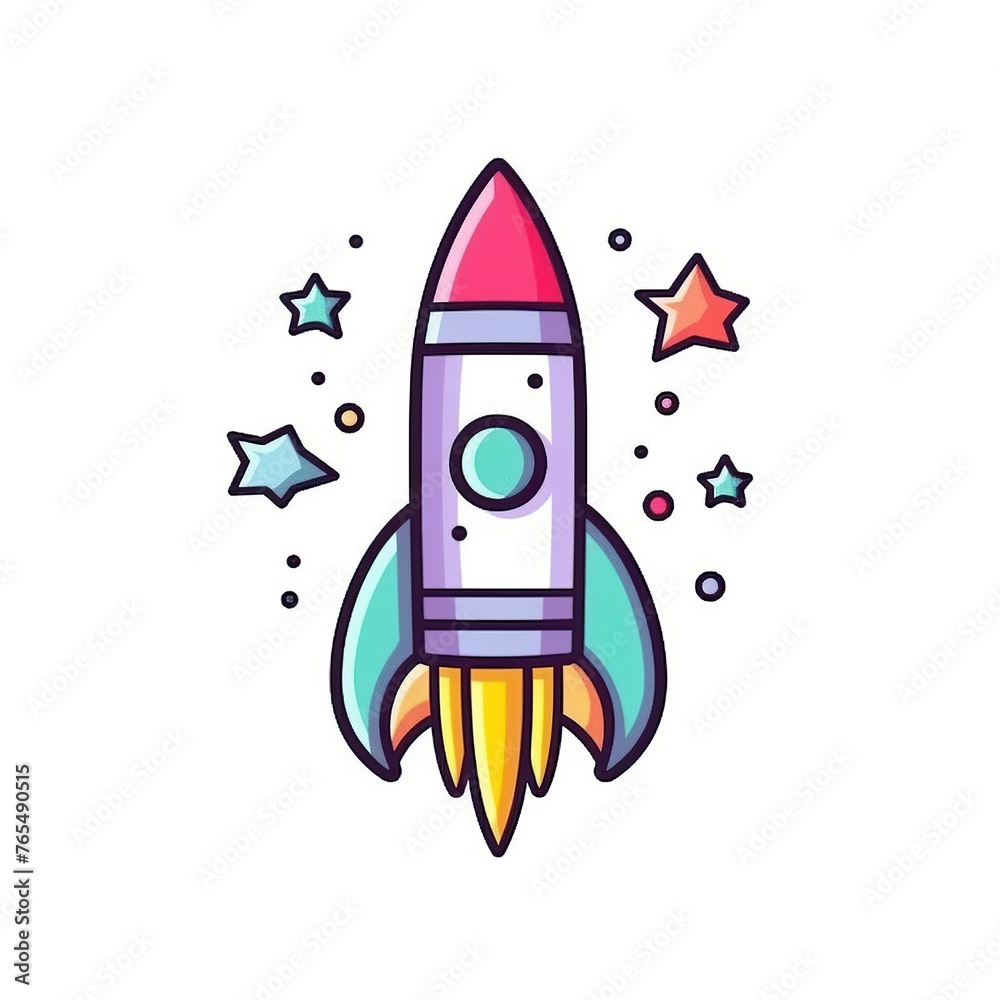 Blast Off: Rocket Iconic Tee Design.
Blast Off: Rocket Iconic Tee Design.