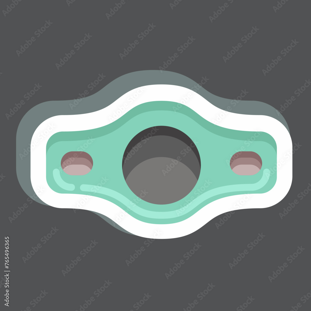 Sticker Belt. related to Combat Sport symbol. simple design editable. simple illustration.boxing Sticker Belt. related to Combat Sport symbol. simple design editable. simple illustration.boxing