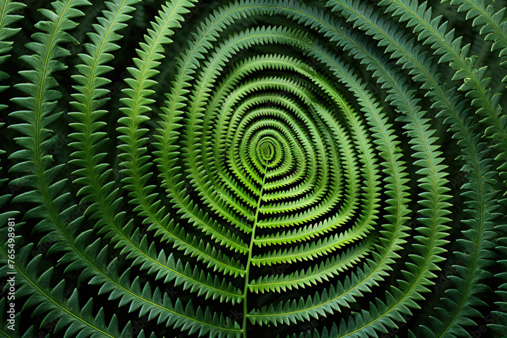 custom made wallpaper toronto digitalA leafy green plant with a spiral shape