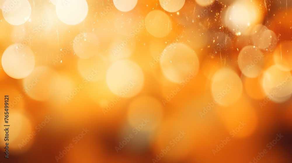 A mesmerizing abstract orange bokeh background A mesmerizing abstract orange bokeh background