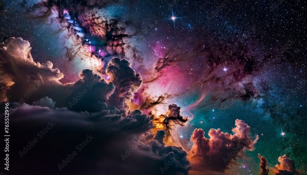 Colorful space galaxy cloud nebula Star night cosmos Universe Colorful space galaxy cloud nebula Star night cosmos Universe