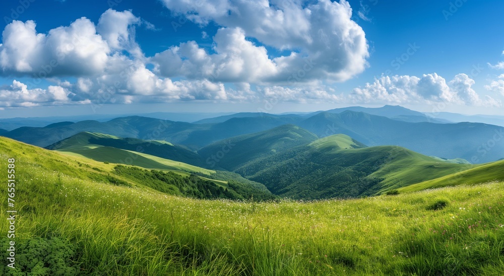 Landscape with blue sky Landscape with blue sky