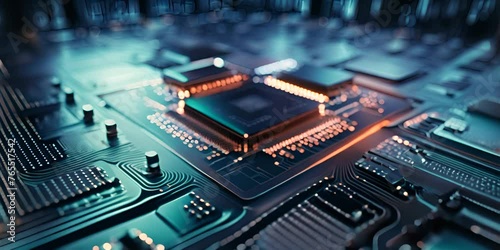 Asian electronics and semiconductor industry concept. 4K Video